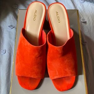 Aldo Suede mules